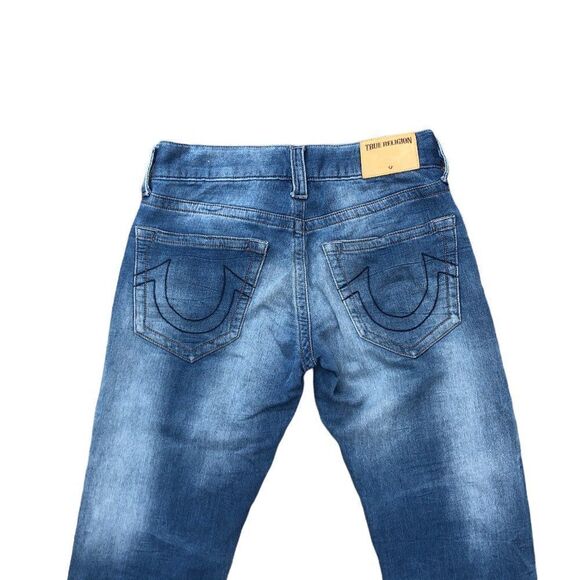 True Religion Jeans Size 28 GENO Slim Blue - Picture 3 of 8